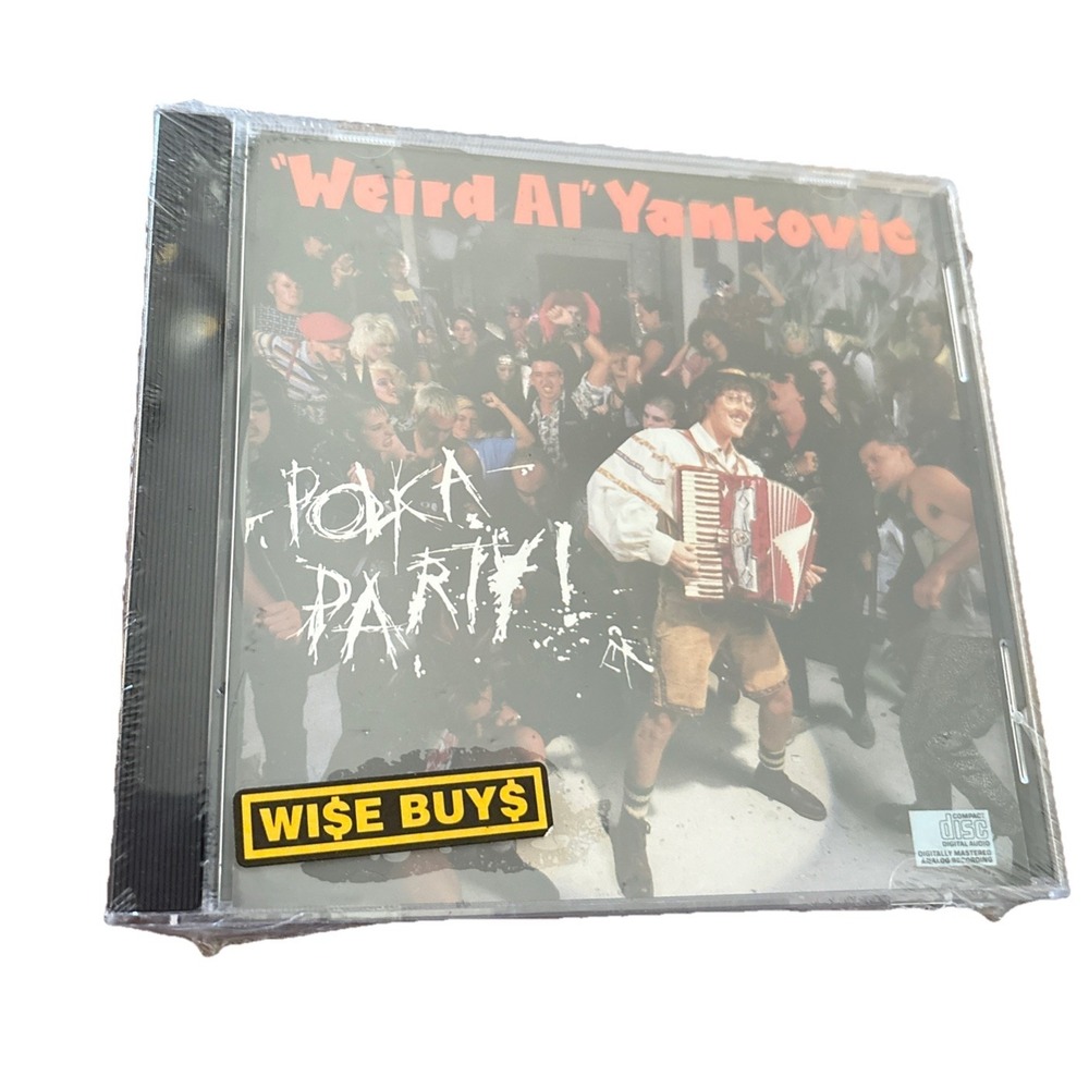 WEIRD AL YANKOVIC - Polka Party - CD New 1990 Living With A Hernia‎ Dog Eat Dog